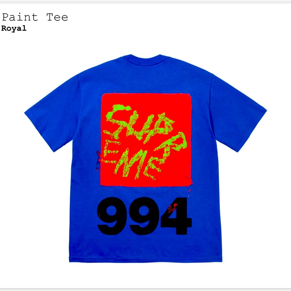 Supreme Paint Tee